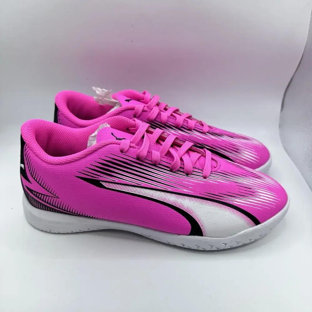 Puma Ultra Play It Soccer Pink Athletic Shoes (107766) Youth Size 4.5